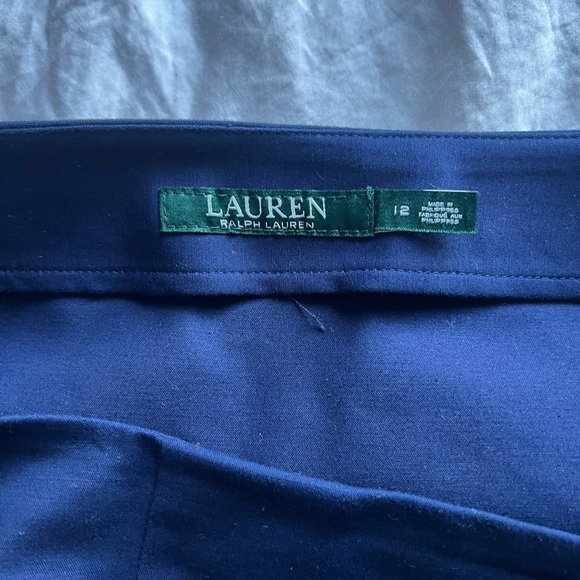 Ralph Lauren Blue A-Line Mini Skirt for Work - Picture 2 of 2